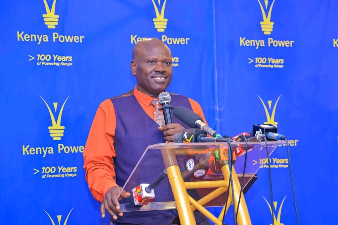 Kenya Power Managing Director and Chief Executive Officer Dr. (Eng.) Joseph Siror speaks to journalists during a media briefing on Tuesday, August 11, 2026, where he called for moderation of variable renewable energy sources to safeguard grid stability.